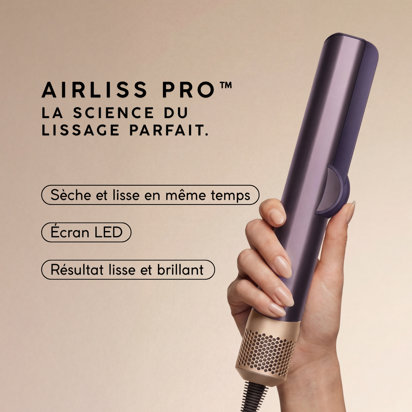 AirLiss Pro™ - Lisseur séchant